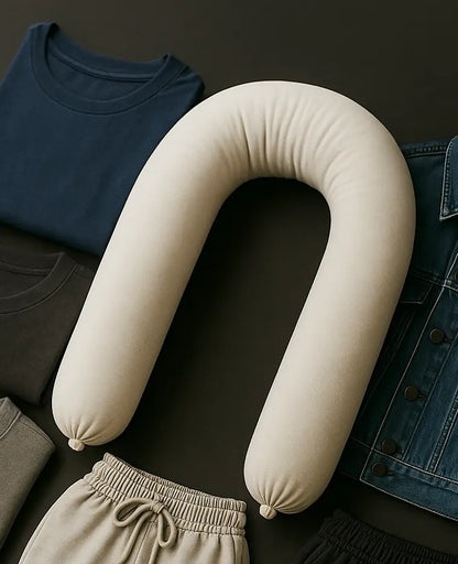 Eva Magic Dryer Tube reusable laundry accessory on dryer clothes